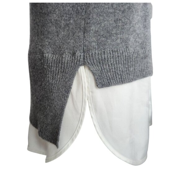 Magaschoni Cashmere Twofer Pullover Sweater Vest Top Women's M - Picture 7 of 12